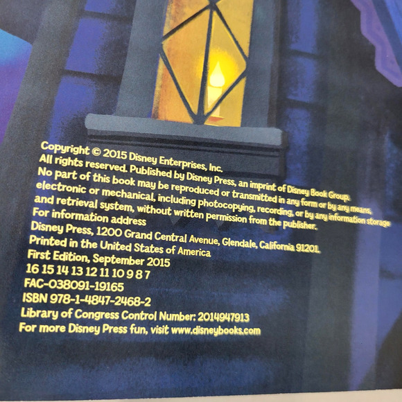 Disney Frozen Olaf's Night Before Christmas Hardcover Book & CD 2015 - Picture 3 of 14